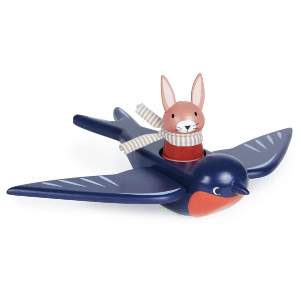 Tender Leaf Toys Repülő fecske nyuszi figurával