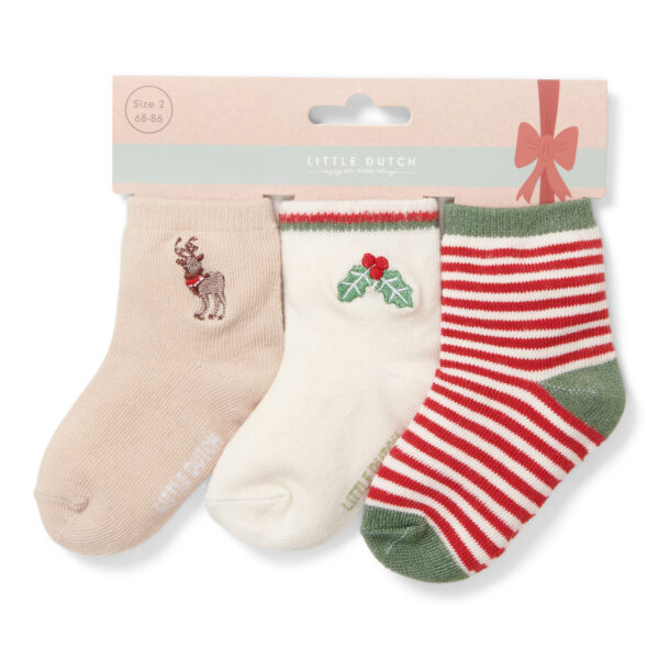 CL43303122 pack Baby socks Christmas