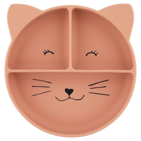 Trixie Csúszásmentes osztott tányér - Mrs. Cat